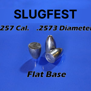 2573 Diameter FLAT 25 Caliber Slugs – Hollow Point (40 to 64 Grains) 100 count