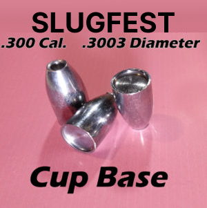 3003 Diameter CUP 30 Caliber Slugs – Hollow Point (46 to 110 Grains) 100 count