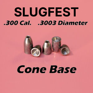 3003 Diameter Cone Base 30 Caliber Slugs – Hollow Point (52.5 to 90 Grains) 100 count