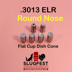 3013 ELR PICK BASE 30 Caliber Slugs – HP/Solid Nose (57.5 to 110 Grains) 100 count
