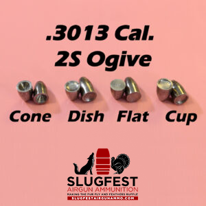 3013 2S Ogive PICK BASE .30 Caliber Slugs – Hollow Point (51 to 115 Grains) 100 count
