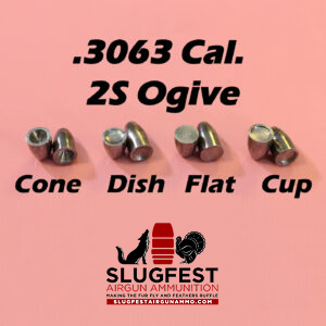 3063 2S Ogive PICK BASE .30 Caliber Slugs – Hollow Point (51 to 115 Grains) 100 count